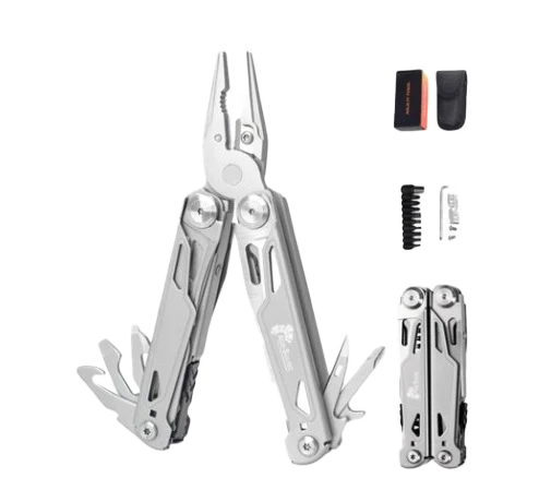 Agri Solsec Multi-Tool MX1 | 14-in-1 Spring-Loaded Stainless Steel EDC