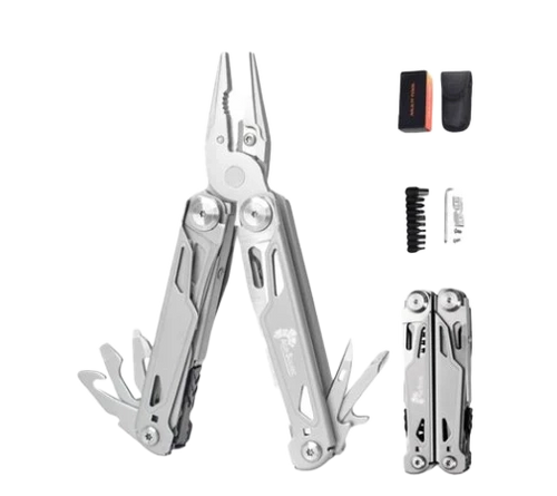Agri Solsec Multi-Tool MX1 | 14-in-1 Spring-Loaded Stainless Steel EDC