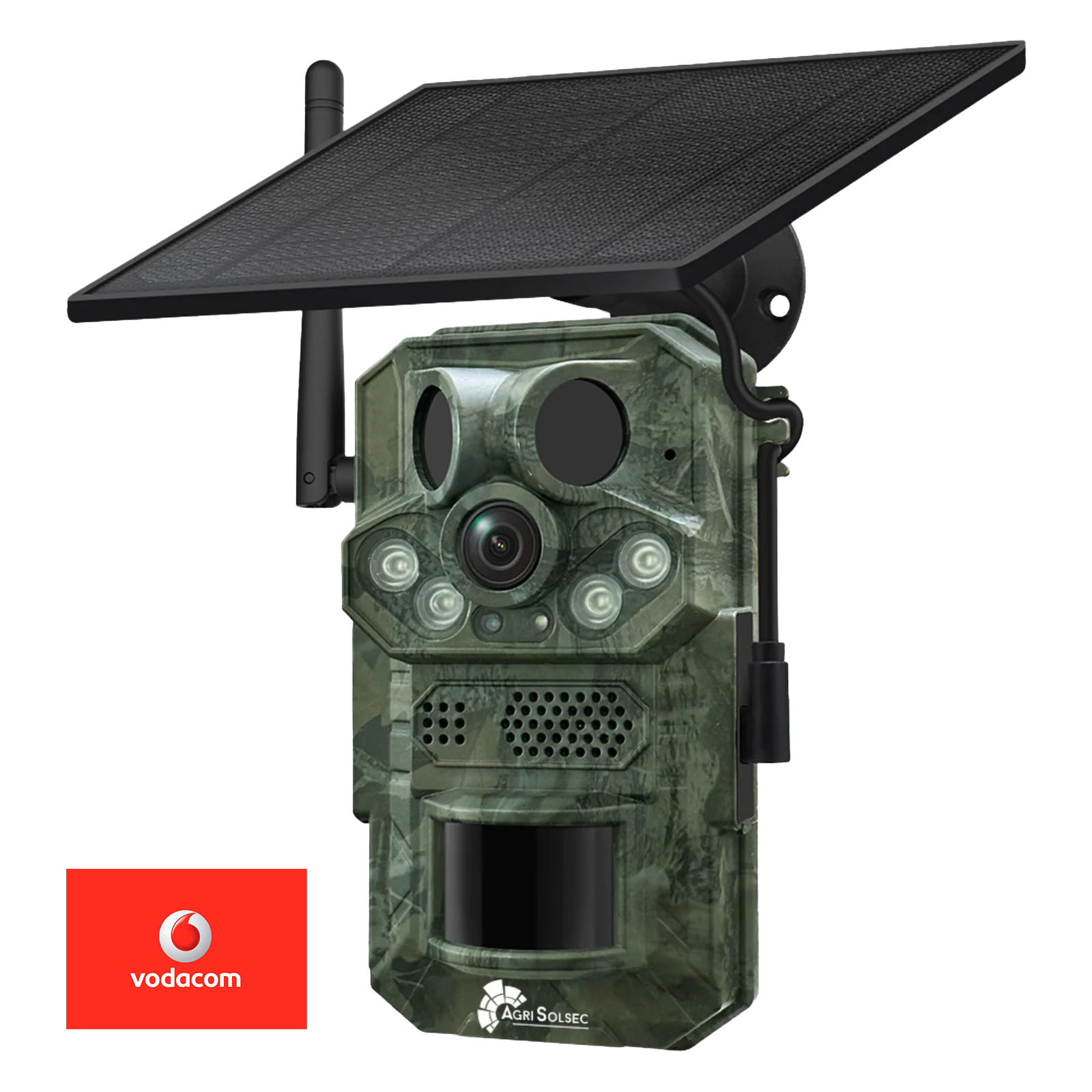 Agri Solsec 4G No Glow Solar Trail Camera (SIM Card, SD, and Solar Panel)