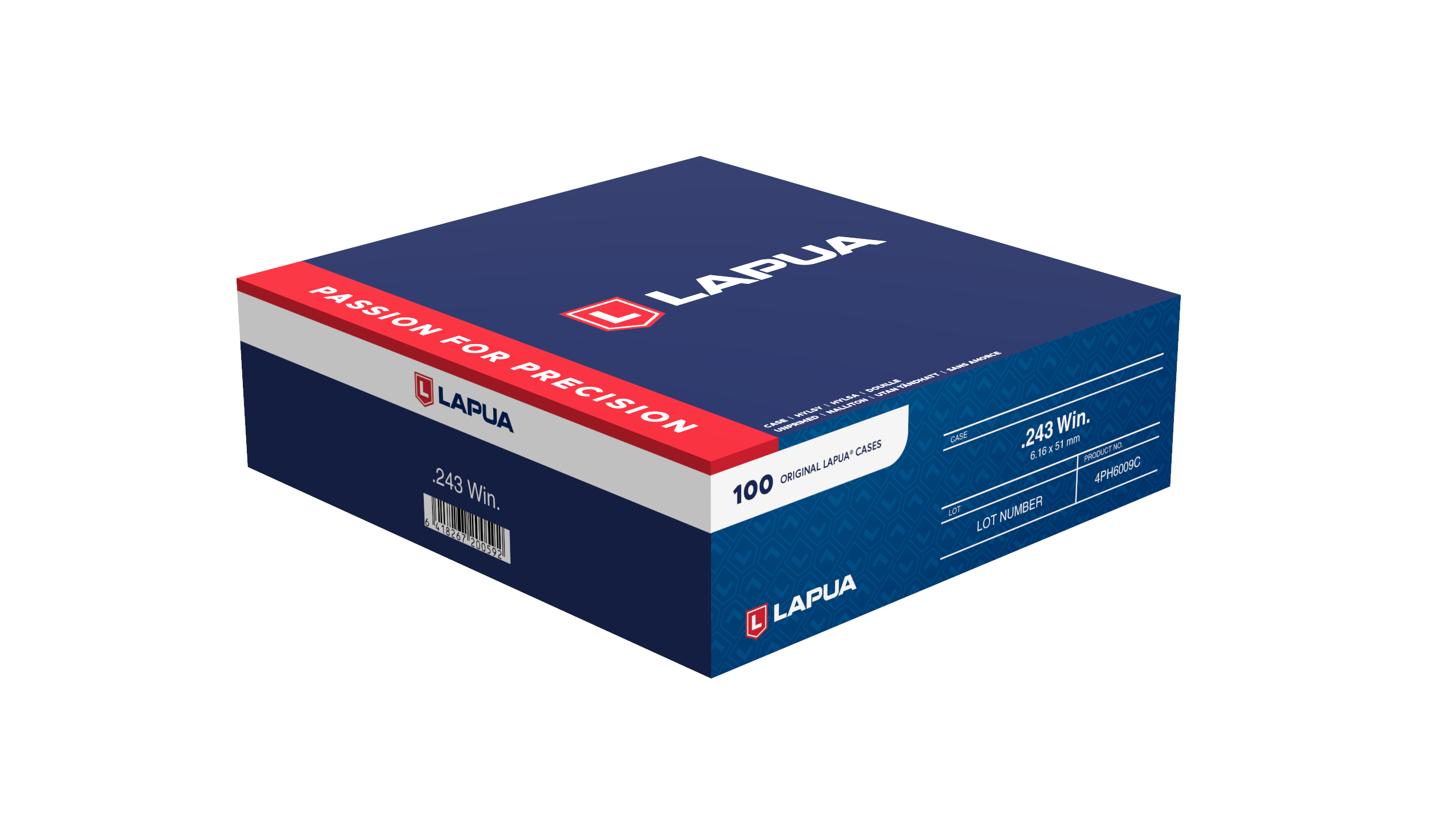 Lapua .243 Winchester Case (100)