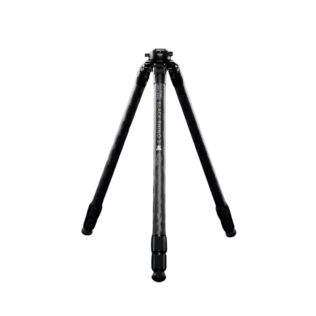 Leofoto Black Rhino 3 Carbon Fiber Rifle Sports Tripod Kit