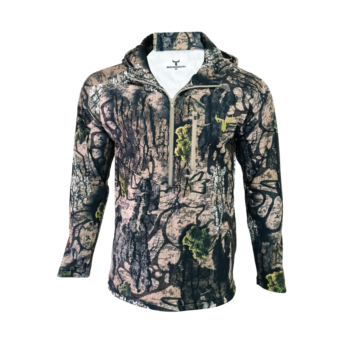 BIOMORPH Men’s Camo Heavyweight Hoodie