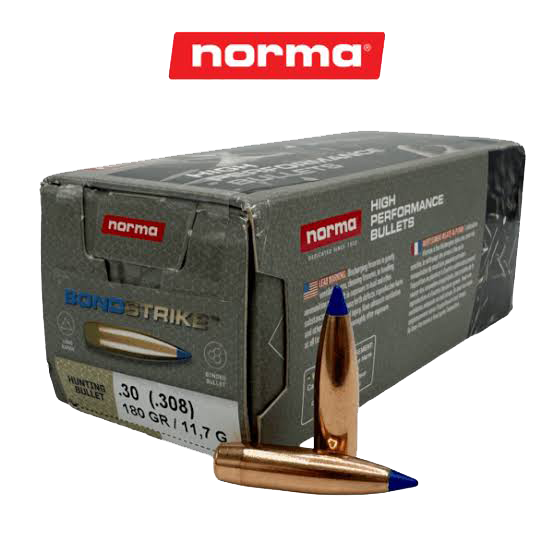 NORMA BONDSTRIKE 180GR 30 CAL BULLETS (100)