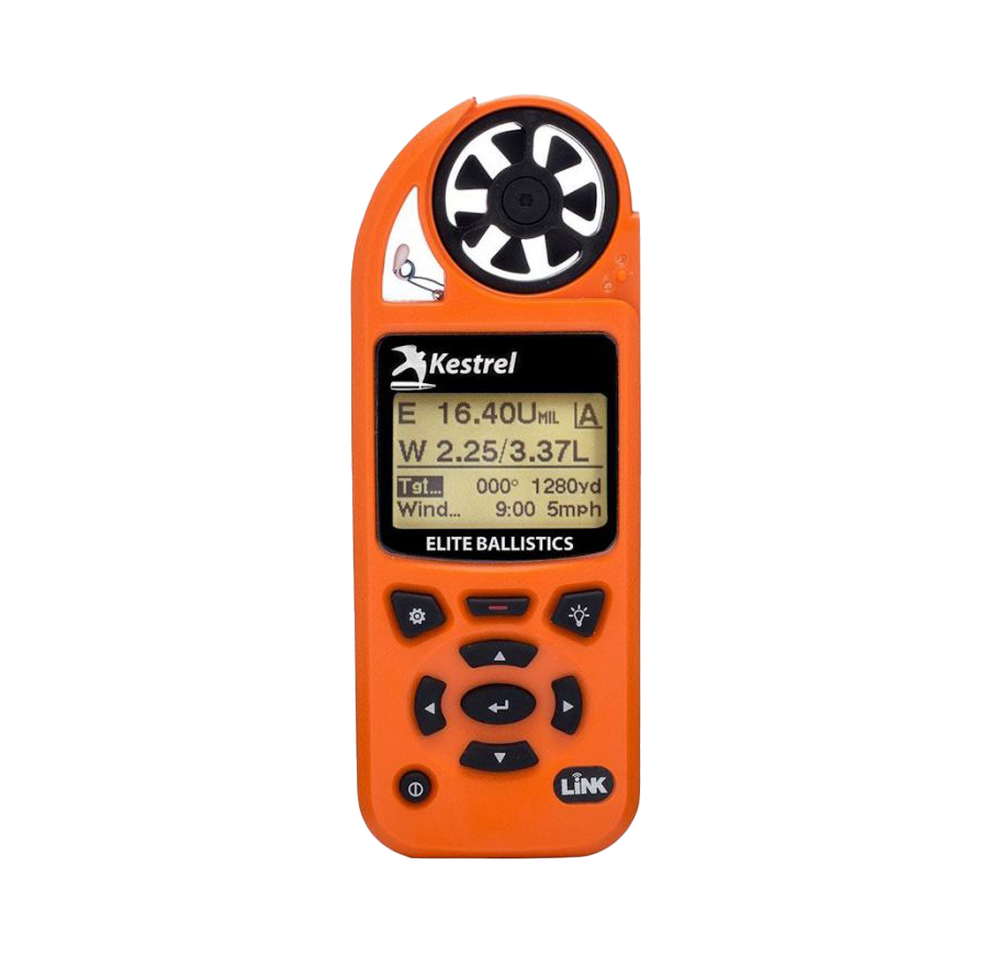 Kestrel 5700 Elite Weather Meter with LiNK and Applied Ballistics - Blaze Orange